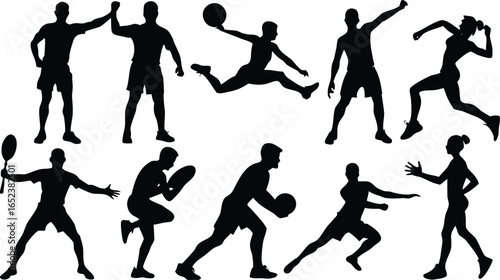 Sports & Fitness Silhouettes Pack