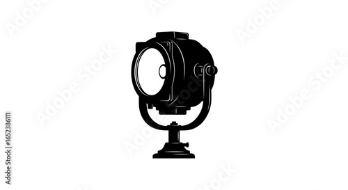 vintage spotlight transparent background vector illustration for design projects