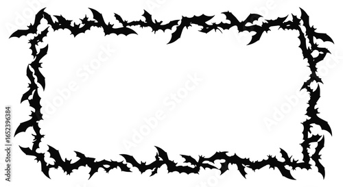halloween border frame vector