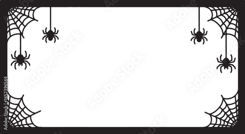 halloween border frame vector