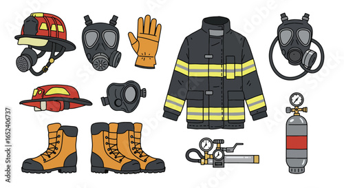 Firefighter and Industrial Safety Equipment Collection