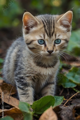 Wallpaper Mural "Autumn Kitten" Torontodigital.ca