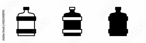 Gallon icon on white background. Vector logo gallon illustration.
