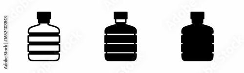  Gallon icon on white background. Vector logo gallon illustration.