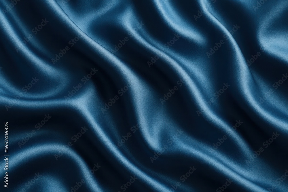 Fototapeta premium A Study in Textured Blue Fabric