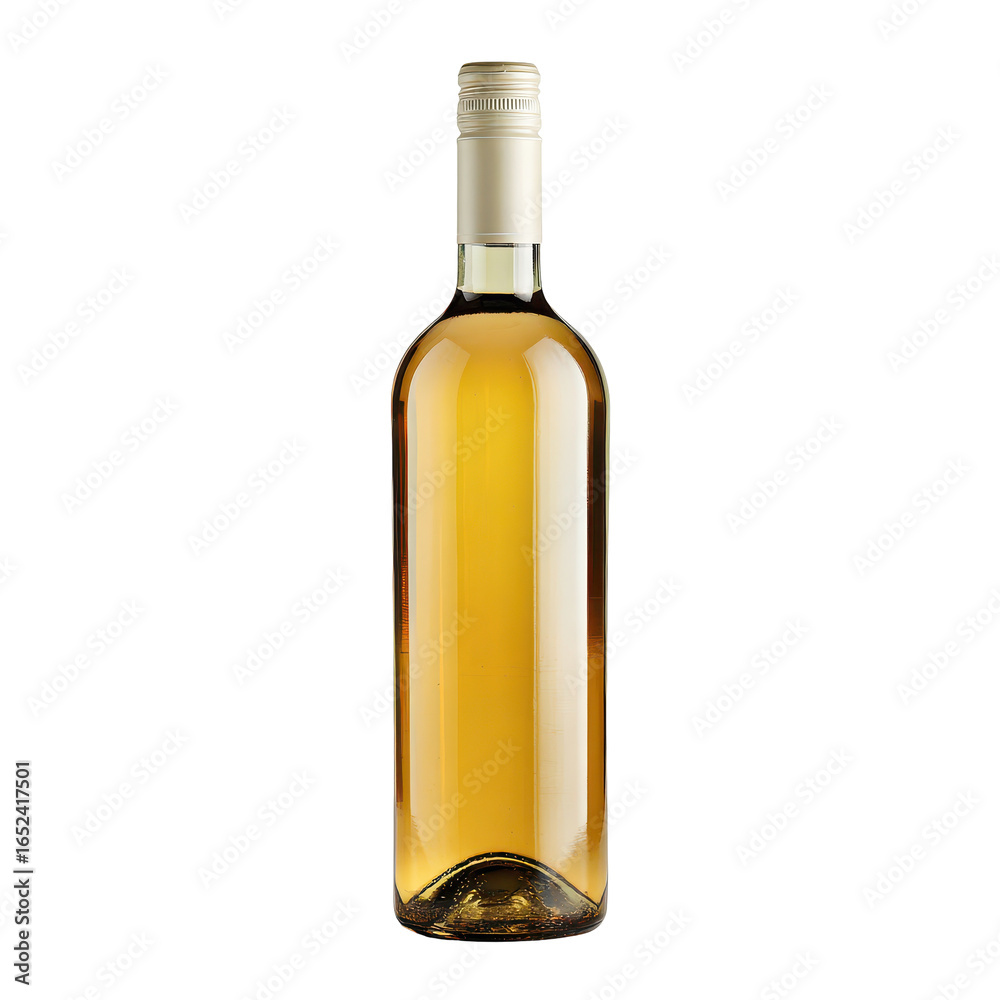 Beautiful golden wine bottle displaying rich hues in a minimalist setting Beautiful golden wine bottle displaying rich hues in a minimalist setting
