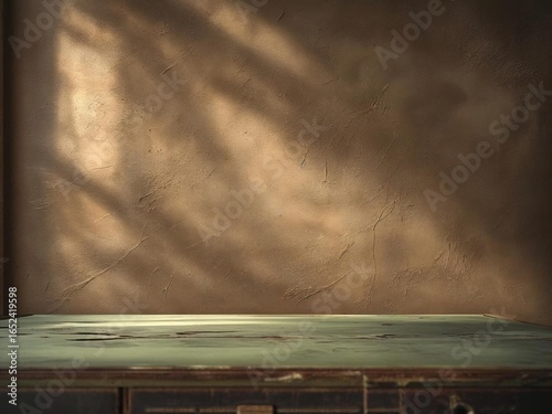 old book on wooden table