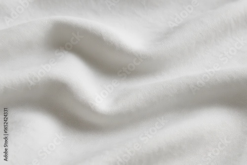 Wallpaper Mural The Subtle Dance of Light on a Crisp White Fabric Torontodigital.ca