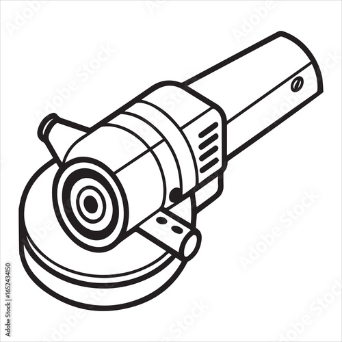angle grinder power tool vector