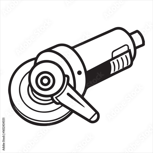 angle grinder power tool vector