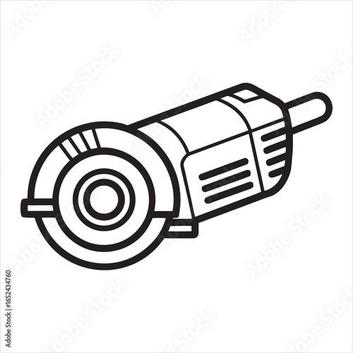 angle grinder power tool vector