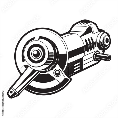 angle grinder power tool vector