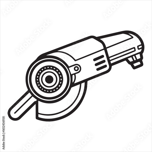 angle grinder power tool vector