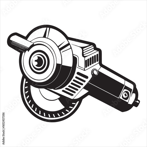 angle grinder power tool vector