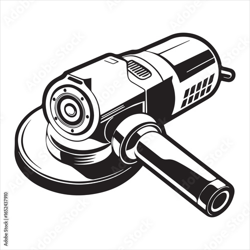 angle grinder power tool vector