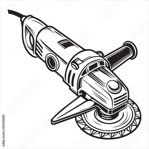 angle grinder power tool vector