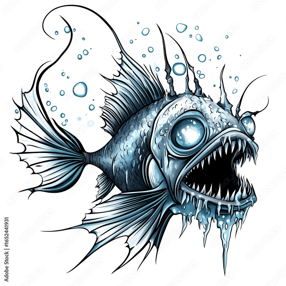 Obraz premium Ocean Fantasy Creatures - 58