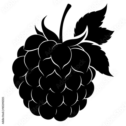 black and white fruit