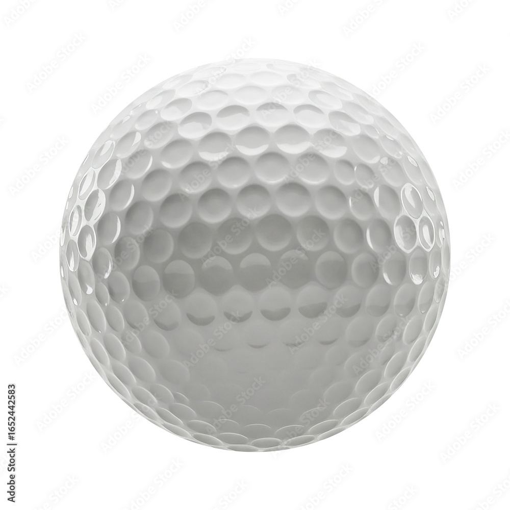 Golf ball on transparent background PNG generative AI Golf ball on transparent background PNG generative AI