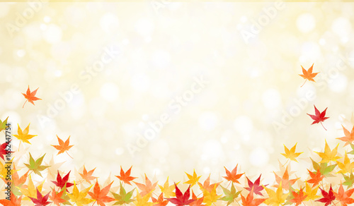 Maple Design_Horizontal_Lower frame_Gold_glitter