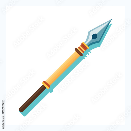 Spear Vector illustration with clean lines and bold shapes.