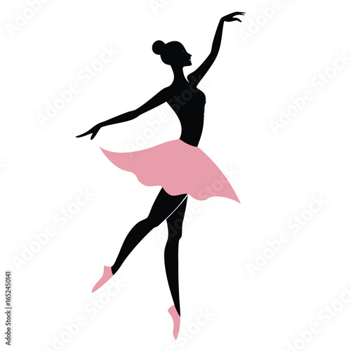 silhouette of a ballerina