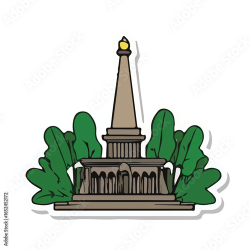 Modern Illustration Indonesia Independence Day