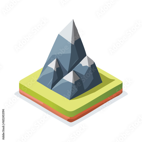 Rock on sign Isometric vector illustration with clean 3D perspective.