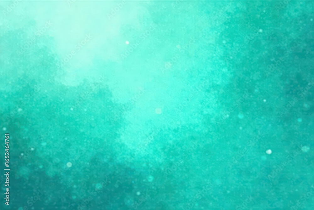 Fototapeta premium Teal watercolor texture, soft focus blurred background, blurred, muted
