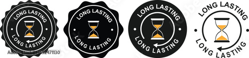 Long Lasting Premium Hourglass Seal Icons for Reliability
