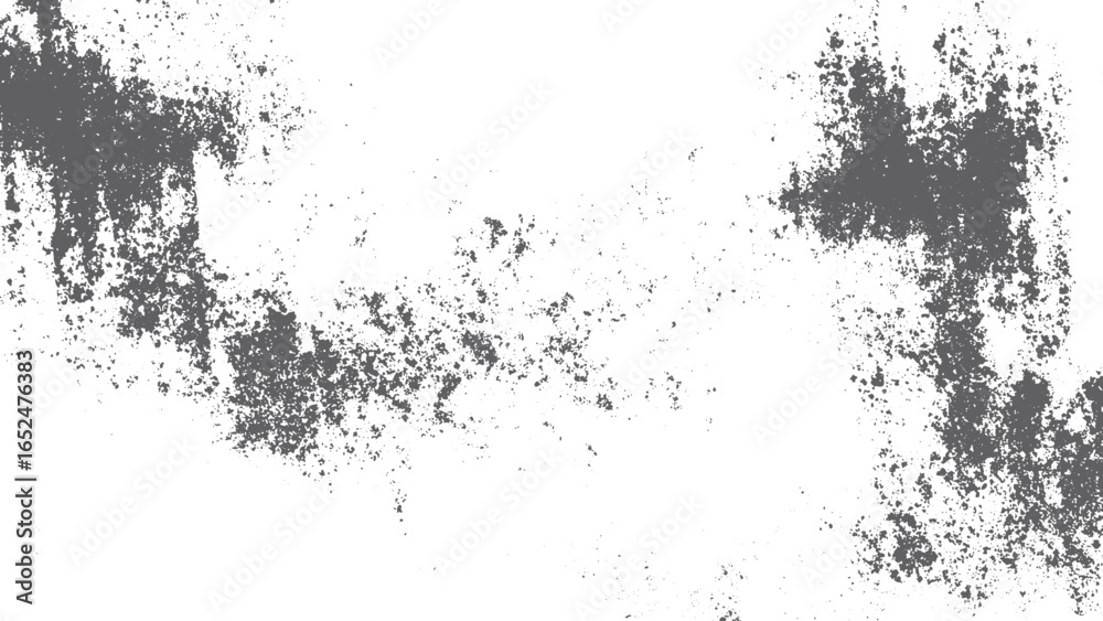 Fototapeta premium White background with abstract dust particle and dirt grain texture. Abstract dirt overlay texture with dust grain effect on white surface 