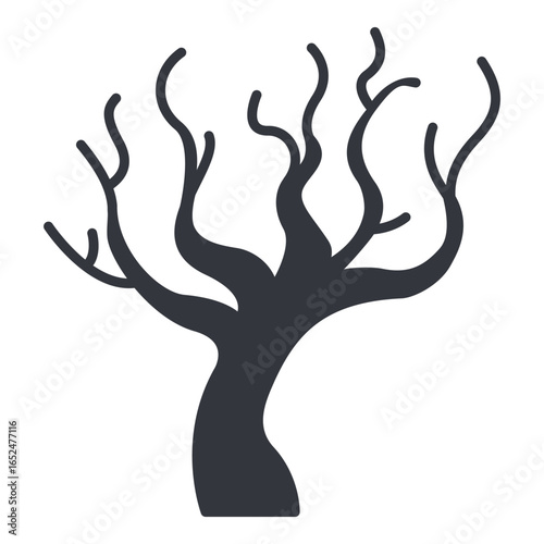 Vector Basic Icon - Bare Tree