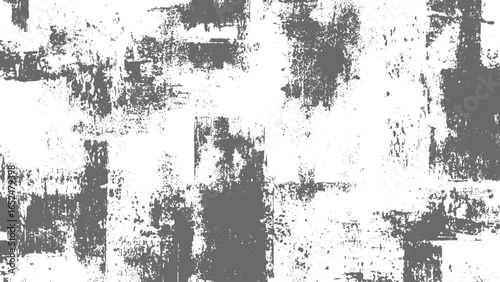 Wallpaper Mural Dirty scratched grunge halftone frame background with vintage worn design. Monochrome distressed grunge background with vintage scratch texture Torontodigital.ca