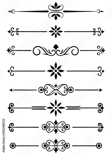 Decorative Ornate Ornamental Page Dividers and Separators