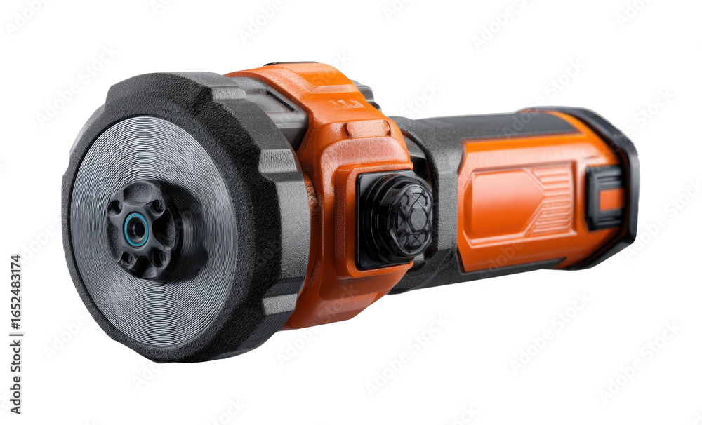 Fototapeta premium Powerful rechargeable tool for precision work workshop product isolated on transparent background, png