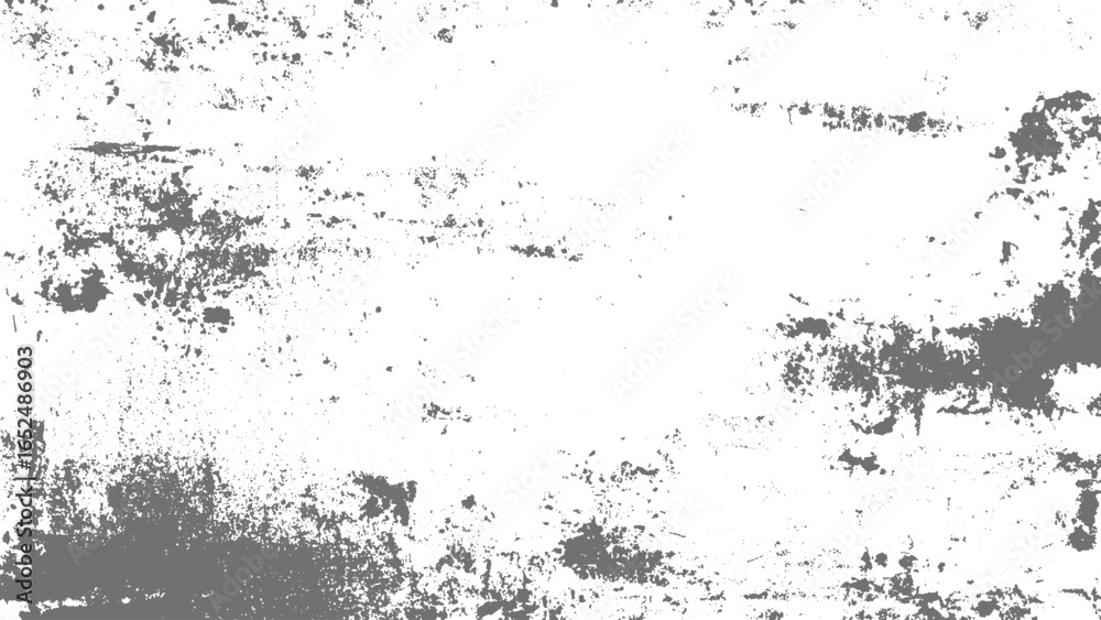 Fototapeta premium Abstract vector grunge texture background with irregular elements. Monochrome distressed grunge background vector for overlay design 