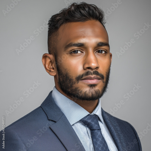 portrait of a handsome businessman