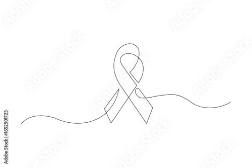 aids awareness ribbon,
AIDS Awareness Ribbon One Line Art – Continuous Drawing for World AIDS Day, Colored One Line Symbol