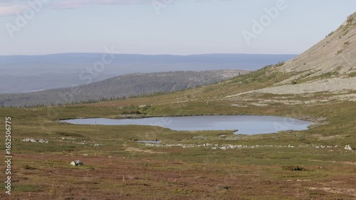 Mountain lake at Idre in Sweden