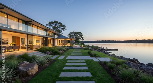 Vibrant country manor surrounded by vineyards in Australia  Modern Luxury Real Estate  Contemporary Architectural Design