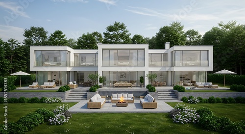 Wallpaper Mural Stunning Exquisite stone-clad residence surrounded by vineyards in Canada with Premium Features  Contemporary Architectural Design Torontodigital.ca