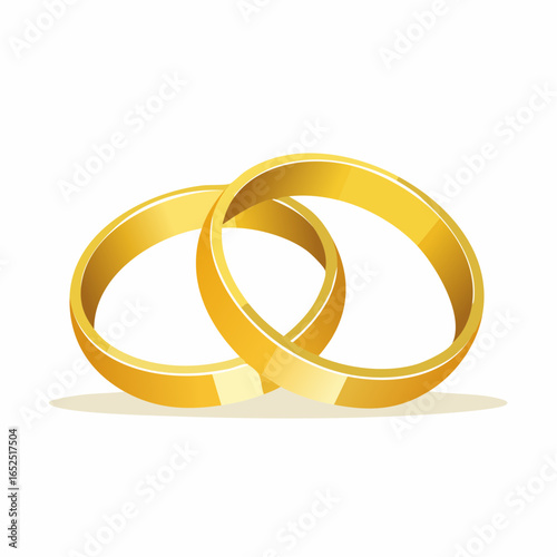 two gold rings