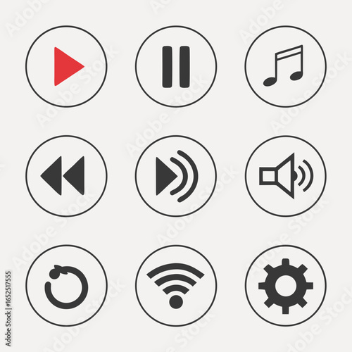 Mobile Phone Vector Icon Set — Smartphone, Communication, Technology, App, Call and Device Icons