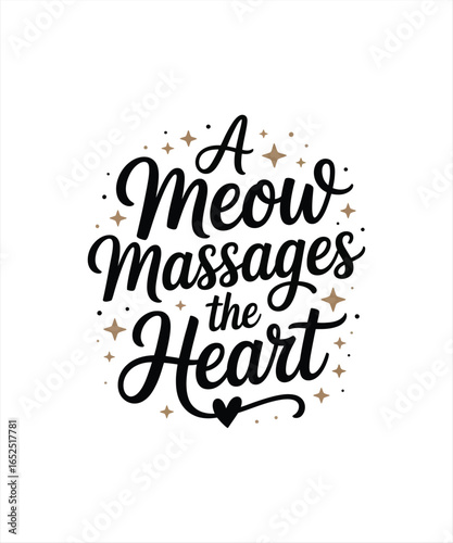 a meow  massages  the heart 