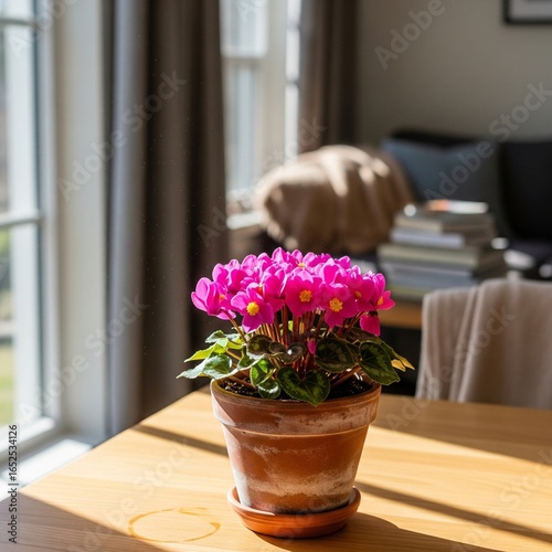 flowers on the table