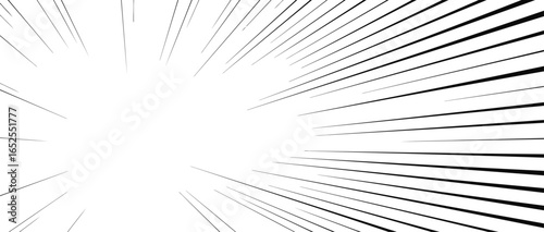Comic Speedlines Vector Set – Dynamic Motion Lines for Manga, Action Scenes & Explosive Effects

