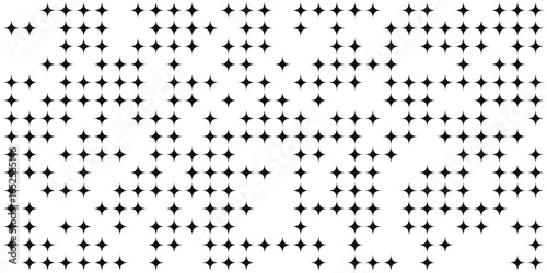 Vector pattern with star rhombus shapes. Modern y2k texture. Diamond backdrop.