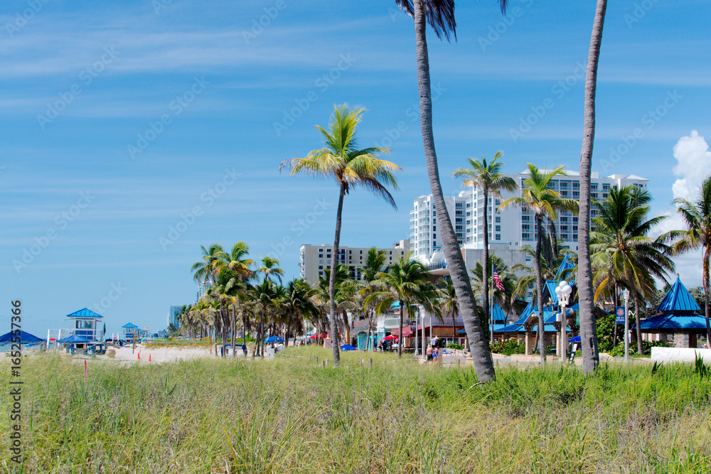 Fototapeta premium Hollywood Beach - Florida