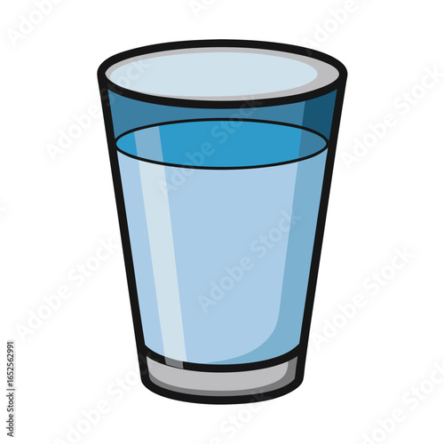 A Tall Glass Filled With Refreshing Cool Water