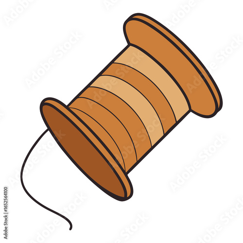 Brown Spool of Thread
